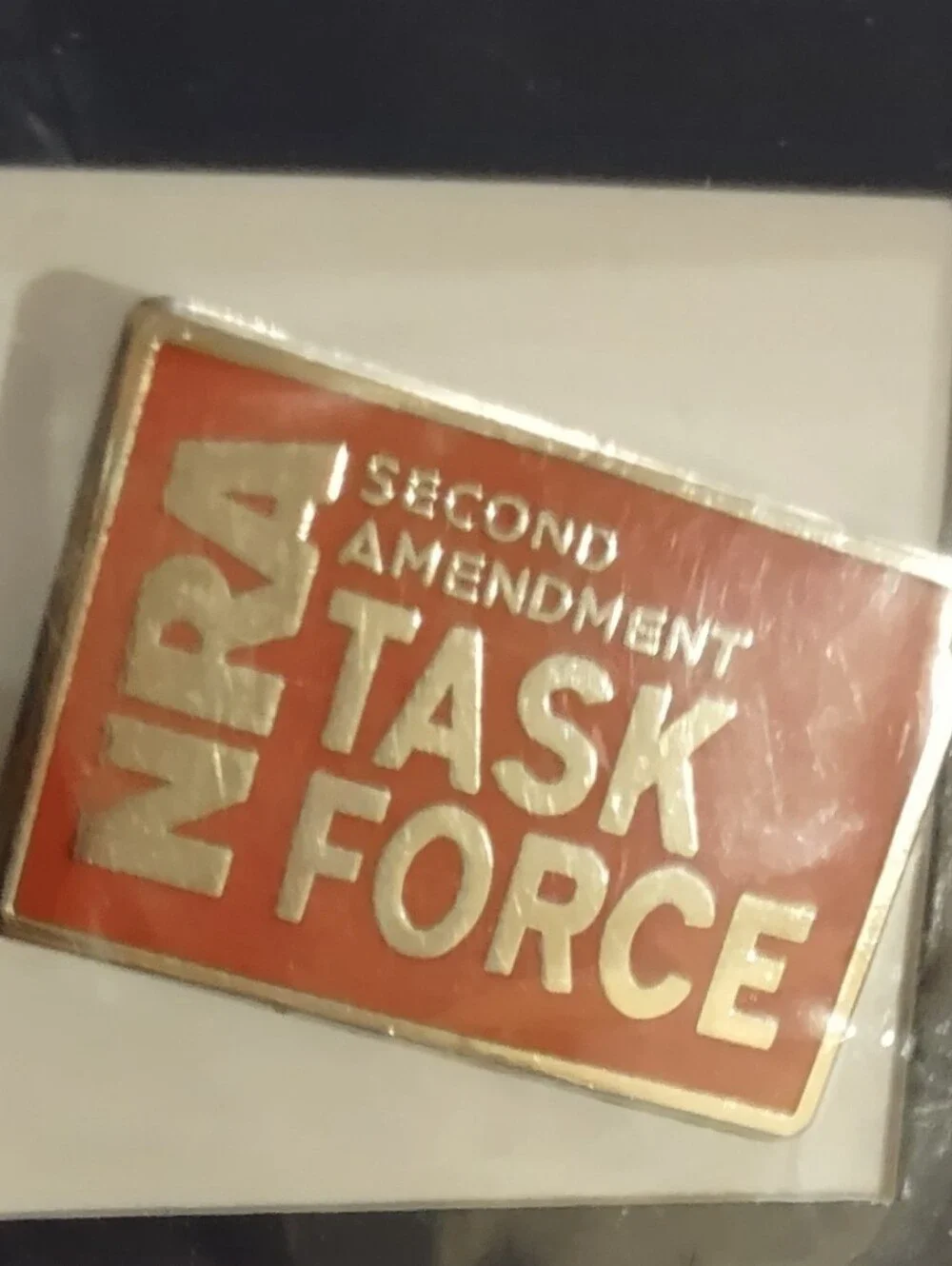 Second Amendment NRA Task Force Lapel Pin, New, Excellent Condition, Lot Of 3